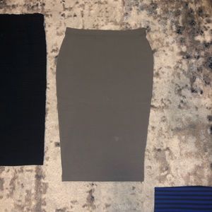 Gray Skirt